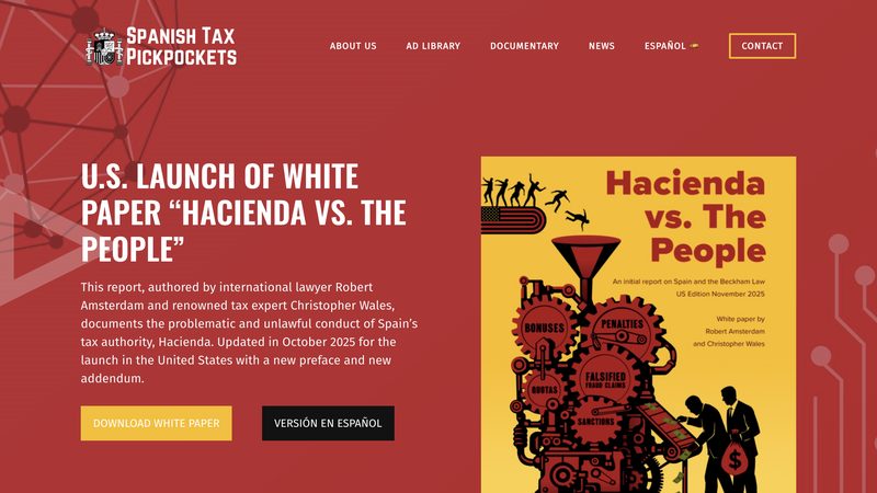 Spanish Tax Pickpockets — campaña contra la AEAT